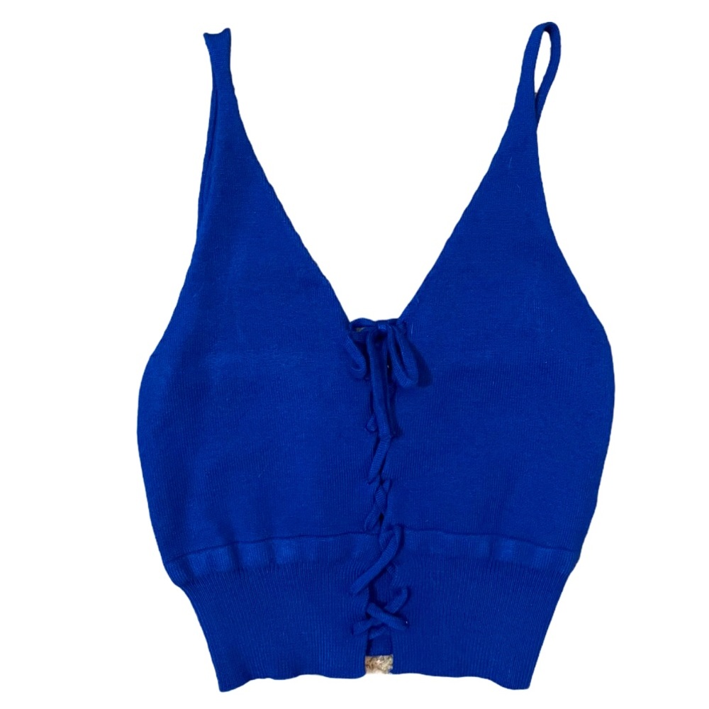 Royal Blue Crop Top